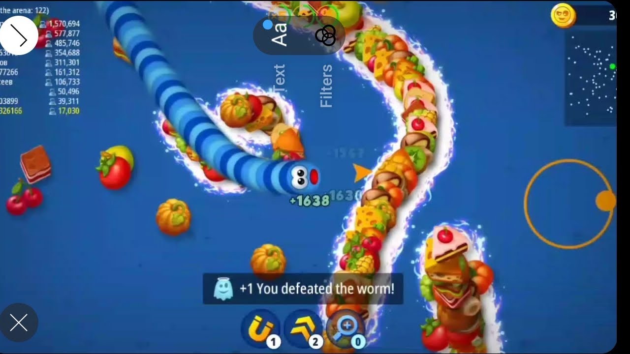 See what happened to me 😲 Hungry blue worm 🪱
