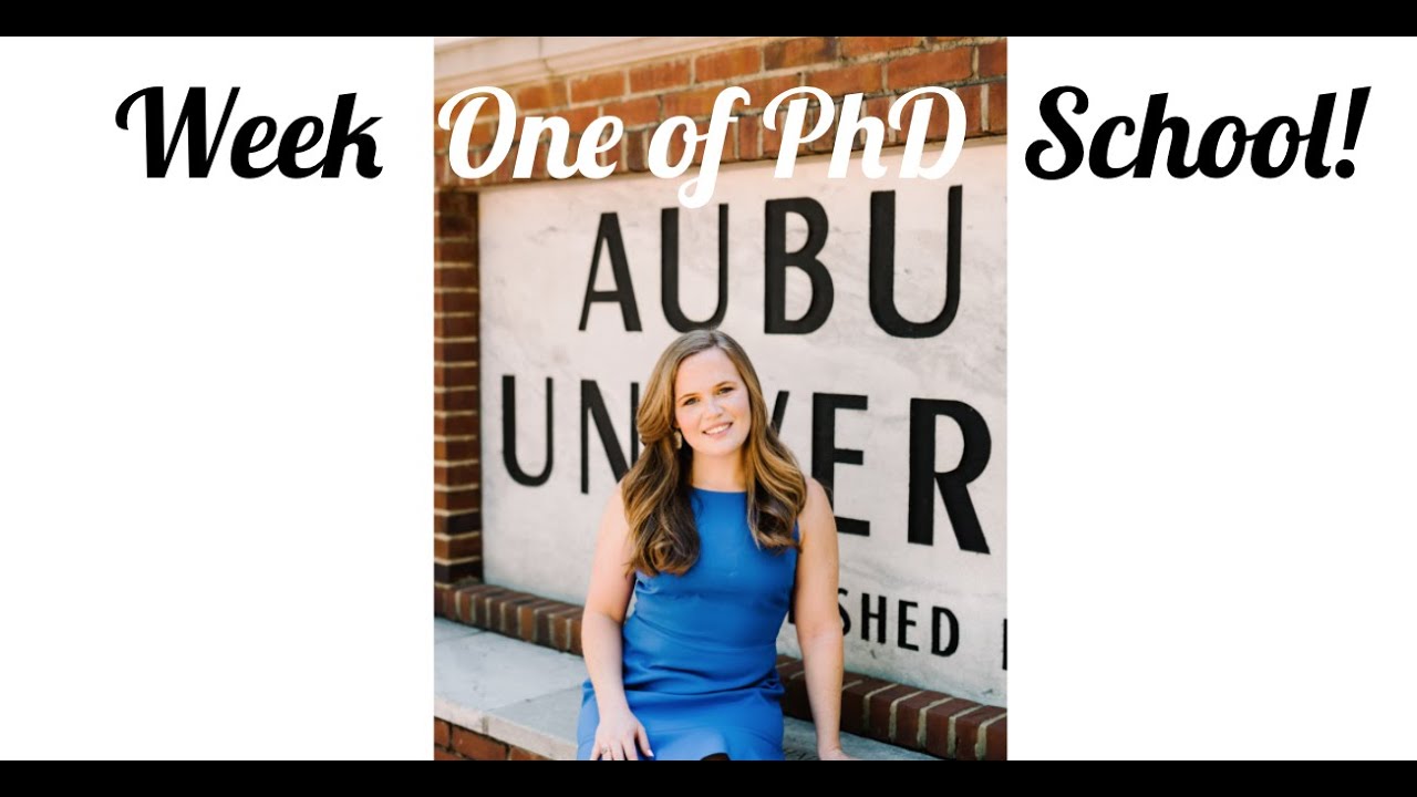 Week One of PhD School!