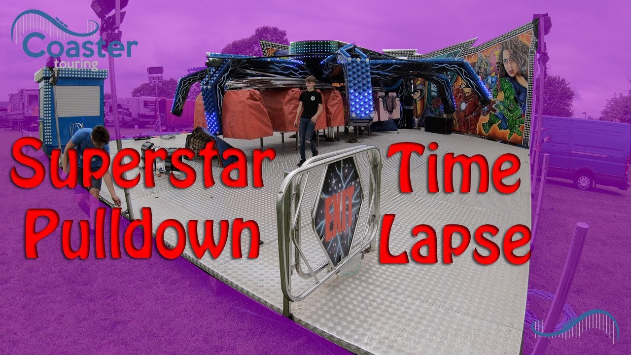 Superstar Ride Pull Down Timelapse