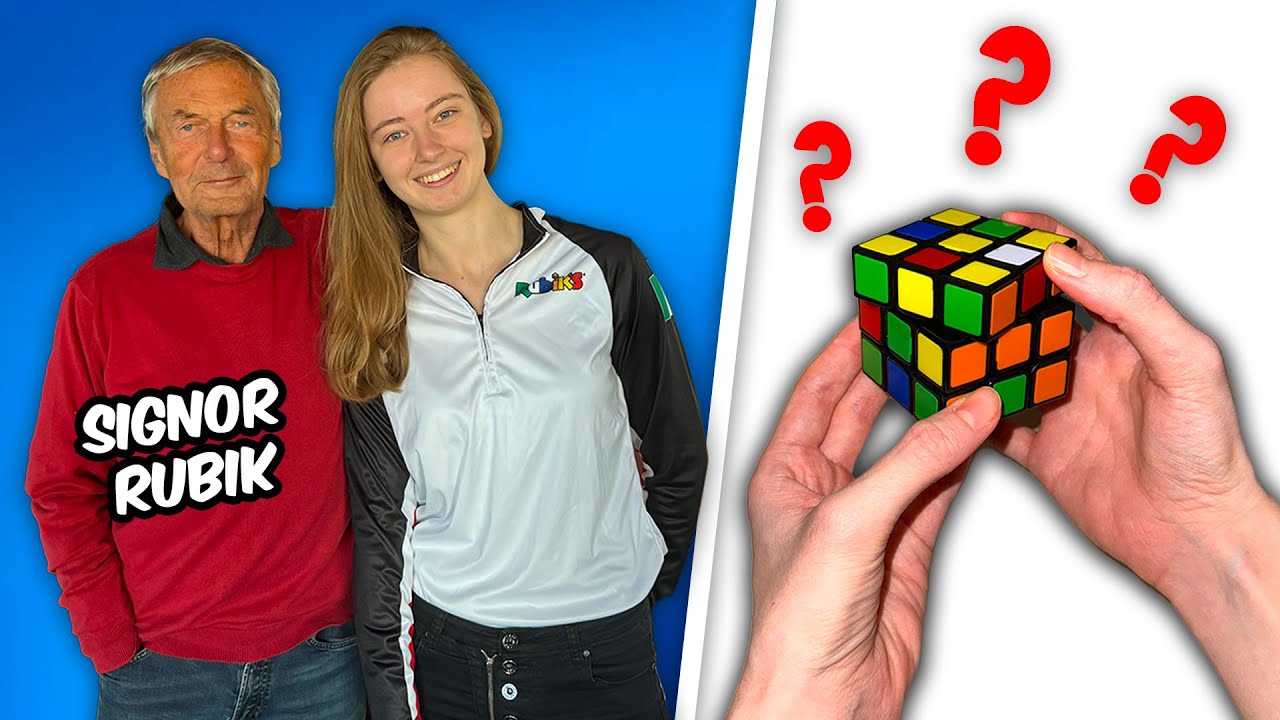 ERNO RUBIK mi ha svelato il suo METODO segreto!