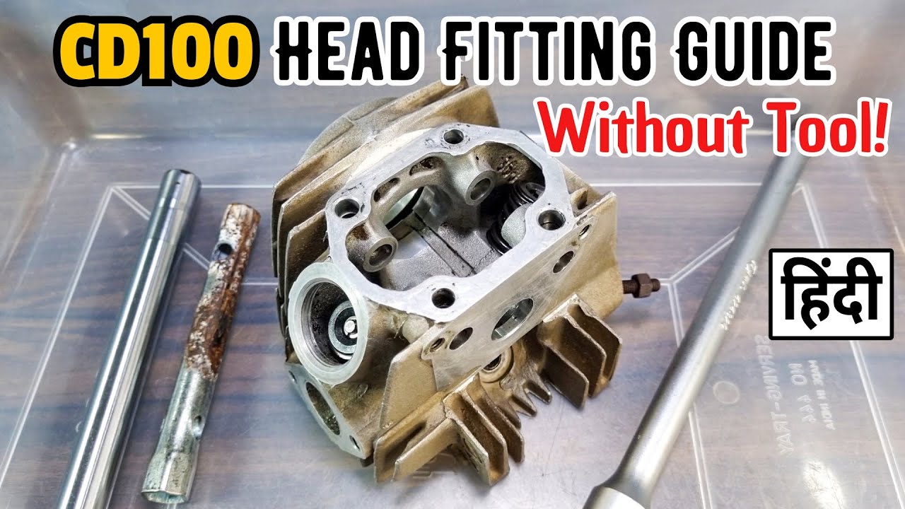 Ep18: Complete Head Fitting - Valve Locks, Camshaft, Rockers, Tappets | CD100 Restoration | Hindi