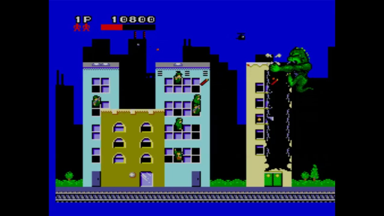 Rampage   - Sega Master System Game Play