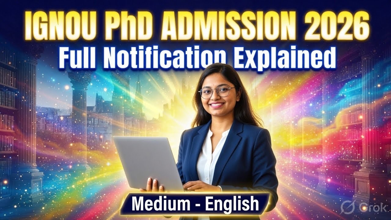 IGNOU PHD Admission 2026 | PHD Eligibility and Selection Process