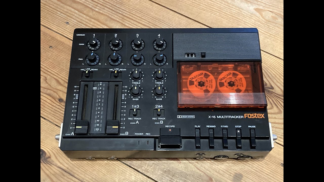 Using A.I. to remix a 40 year old band demo. Fostex X-15.