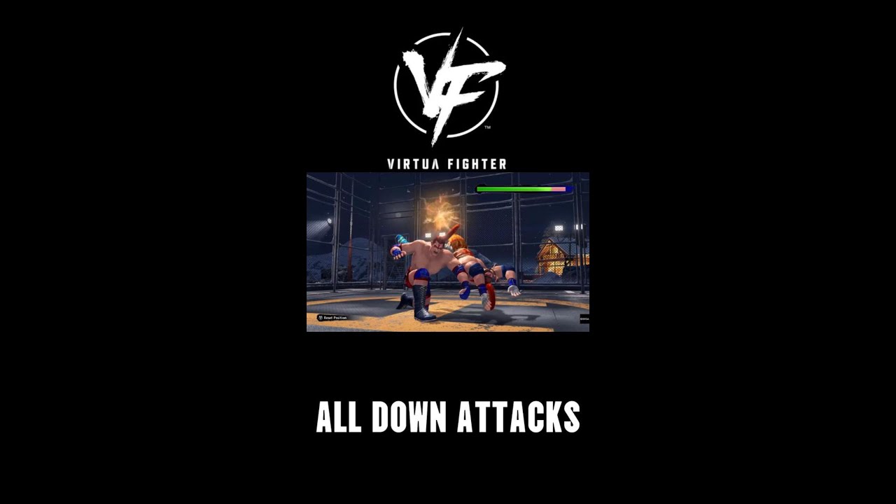 Kicking Opponents While They're Down #virtuafighter #vf5revo #fightmechanics
