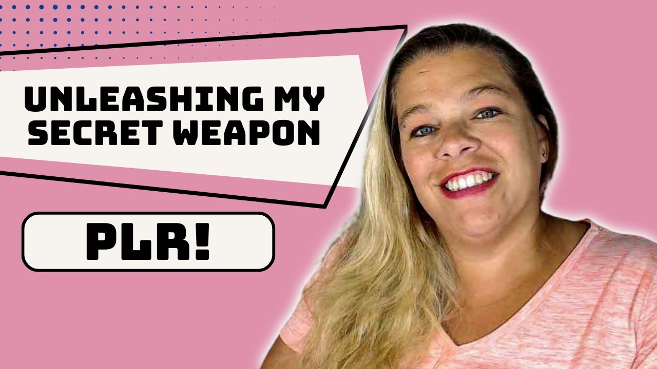 Using Secret Weapon PLR In My Etsy Store