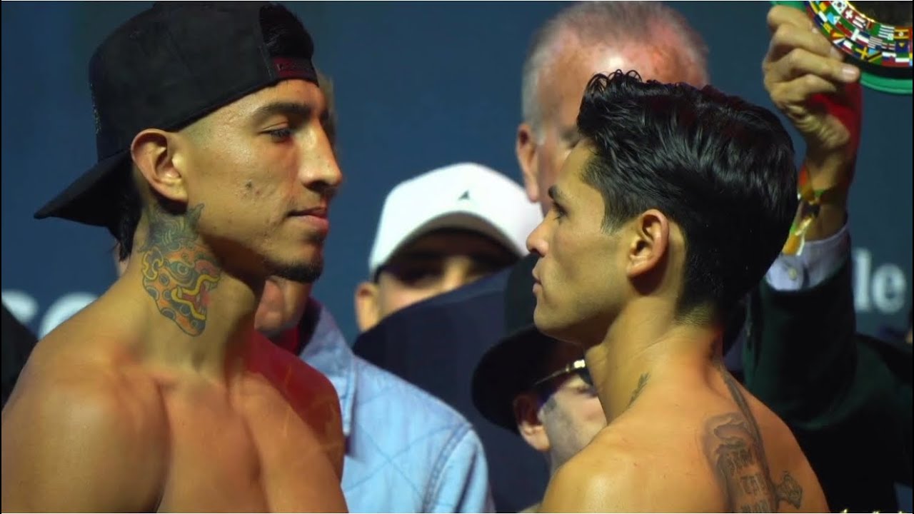 FULL RYAN GARCIA & MARIO BARRIOS INTENSE WEIGH IN + FACE OFF! 