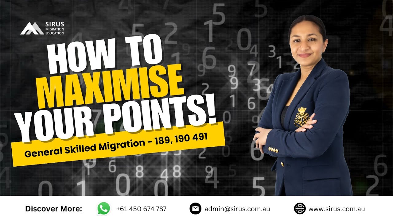 Maximise Your Skilled Migration Points in 8 Minutes | Updated Points Table & Expert Tips!