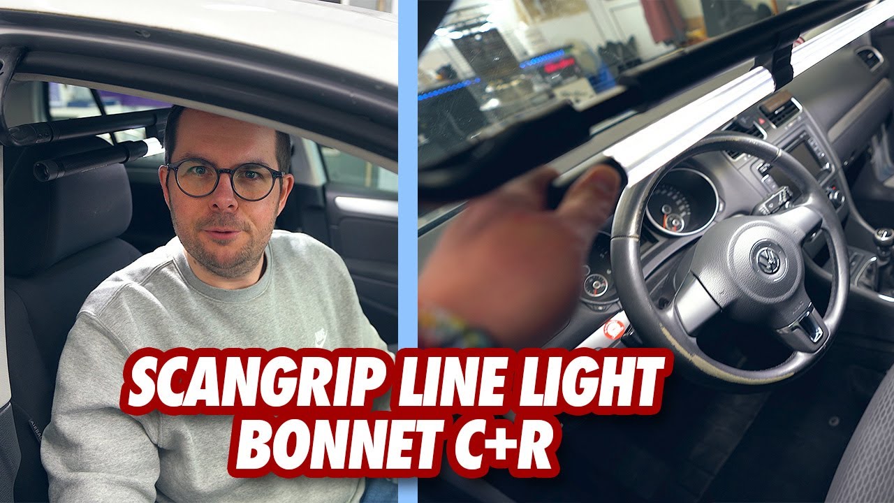 🔦 Mehr Licht = bessere Ergebnisse bei der Innenraumreinigung | Scangrip Line Light Bonnet C+R