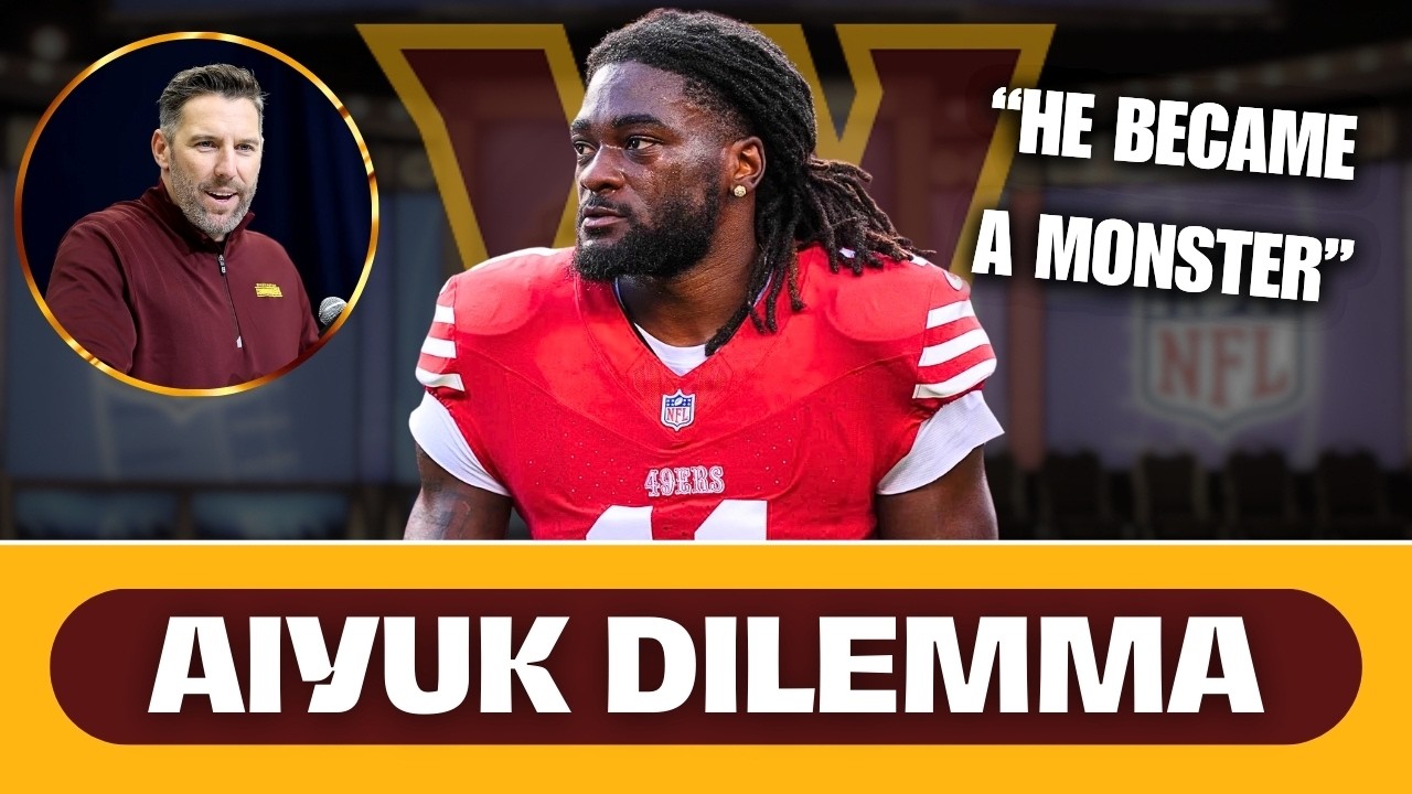 Brandon Aiyuk STUCK IN SAN FRANCISCO! Commanders 99.9% Chance + Coach Says He Became a MONSTER!
