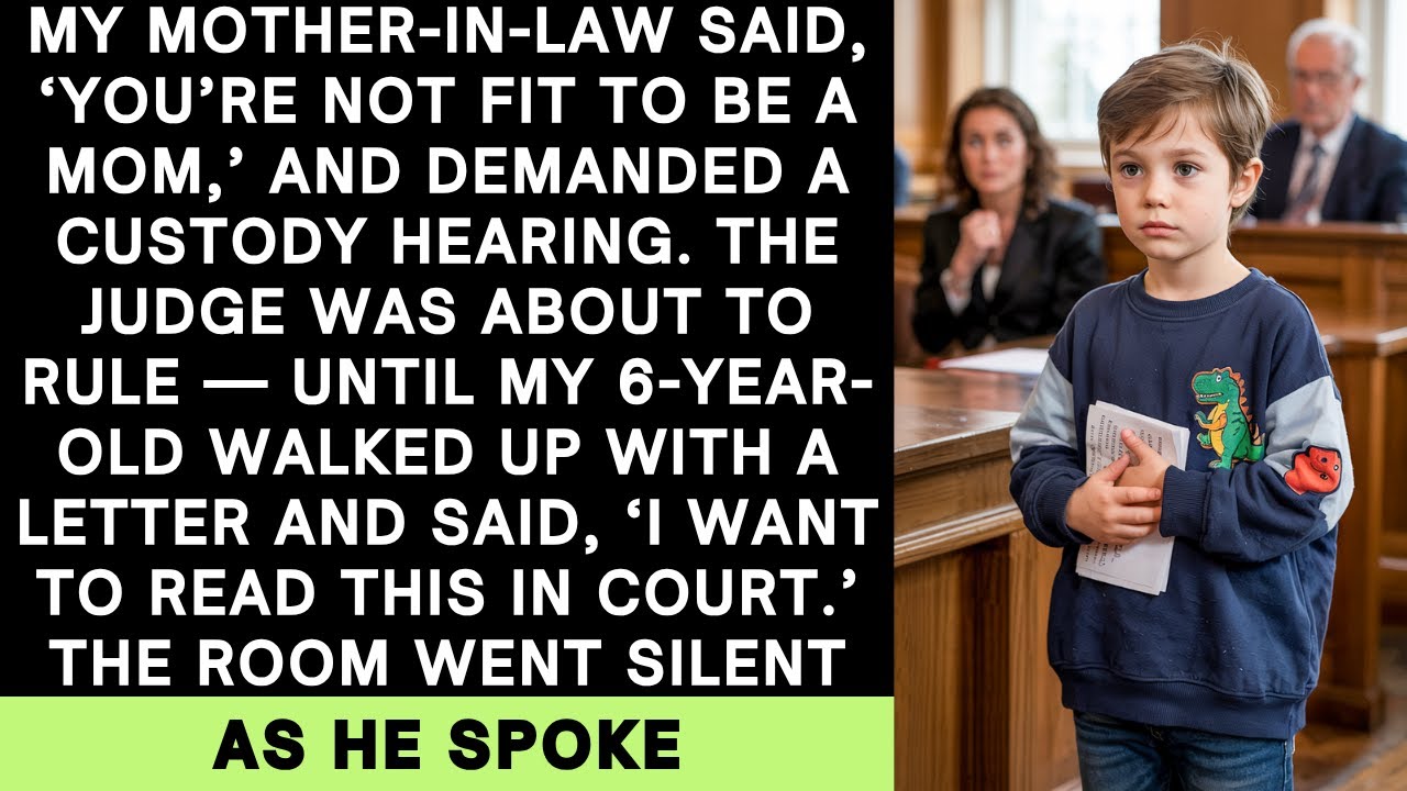 My Mother-in-Law Tried to Take My Son—Then He Spoke in Court and Silenced the Room