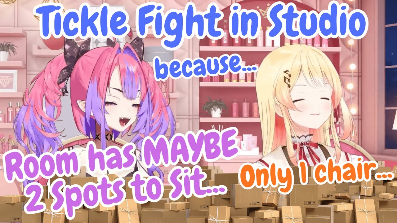 Vivi & Kanade Have a Tickle Fight in the Studio (Because Their Rooms Are Too Messy)