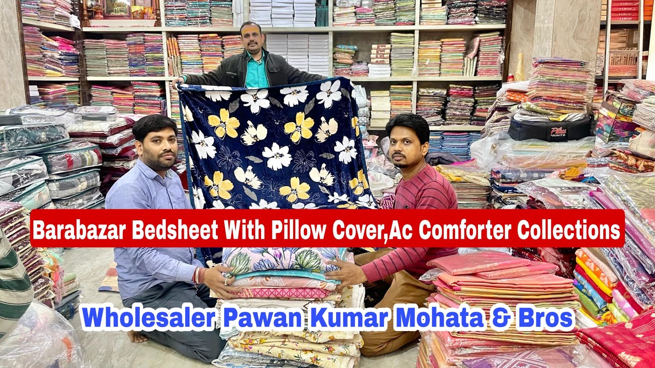 Bedsheet,AC Comforter Wholesaler In Barabazar Kolkata | King Size Bedcover Available