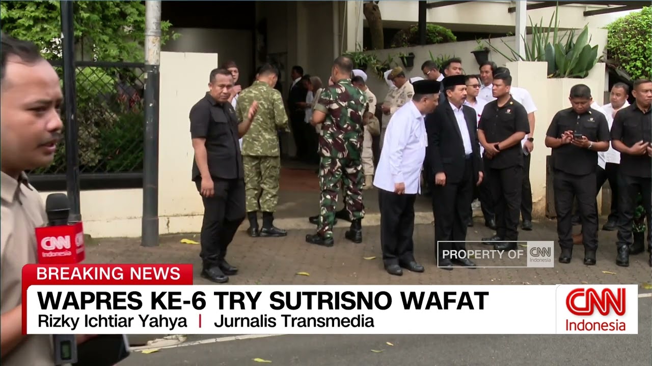 Wapres ke-6 RI Try Sutrisno Meninggal Dunia