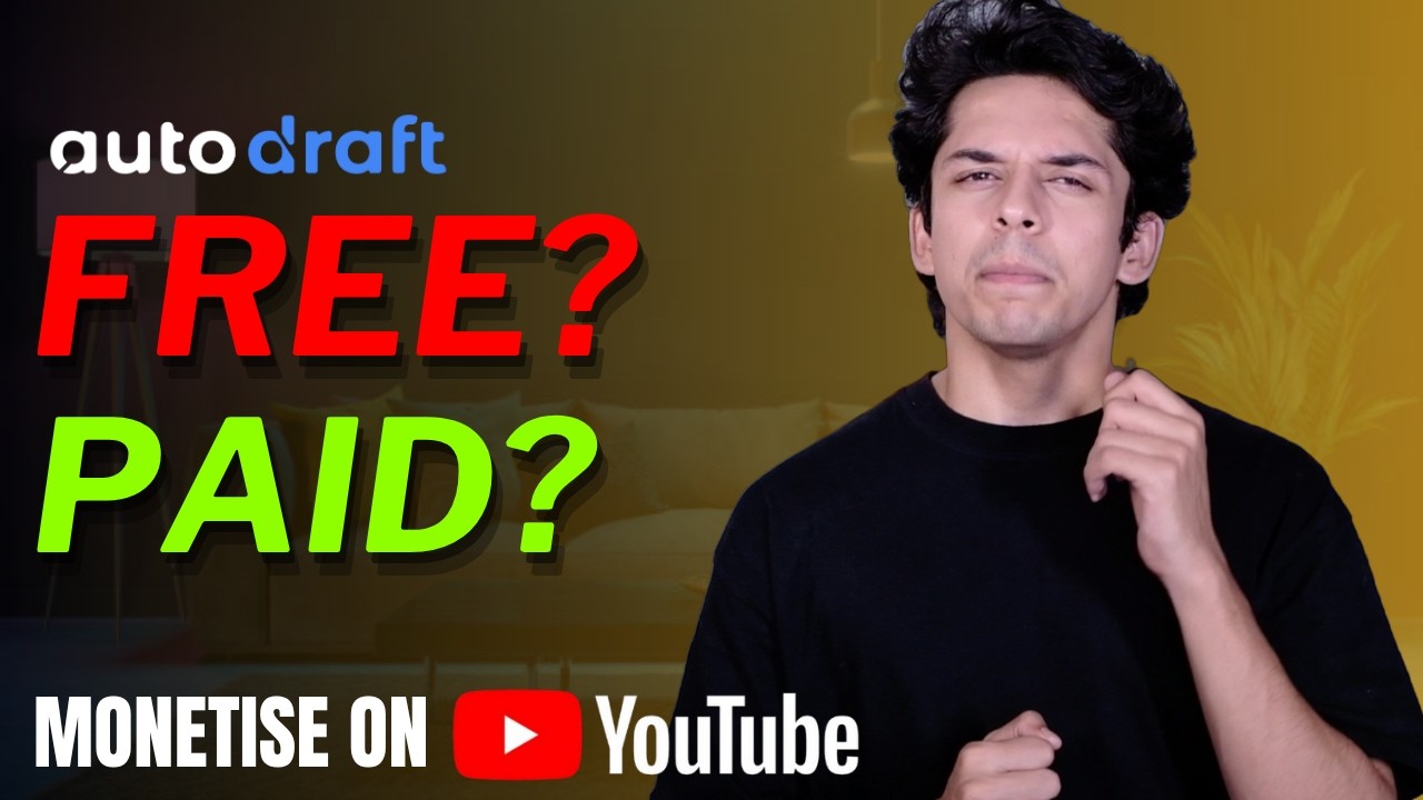 Cartoon Animation Channel Monetise Kaise Karen? Autodraft AI Premium Ke Benefits #autodraftai