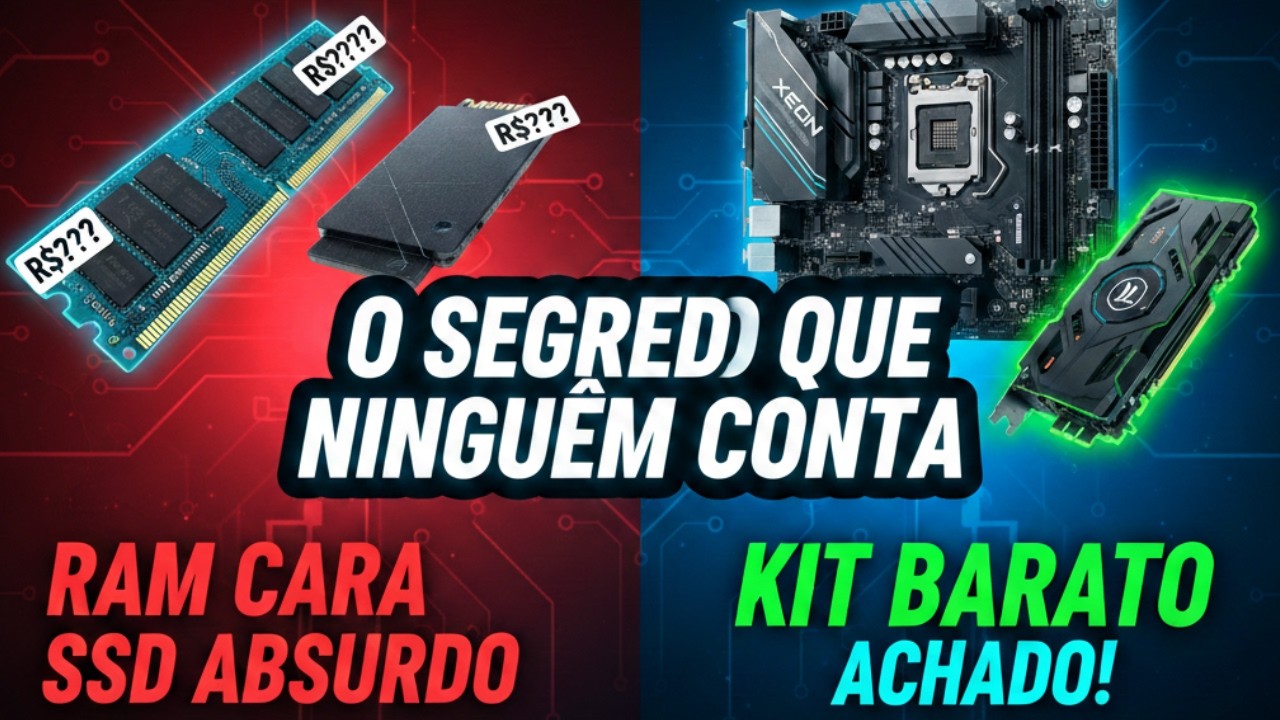 RAM e SSD caros… Ainda dá pra montar um PC gamer hoje?