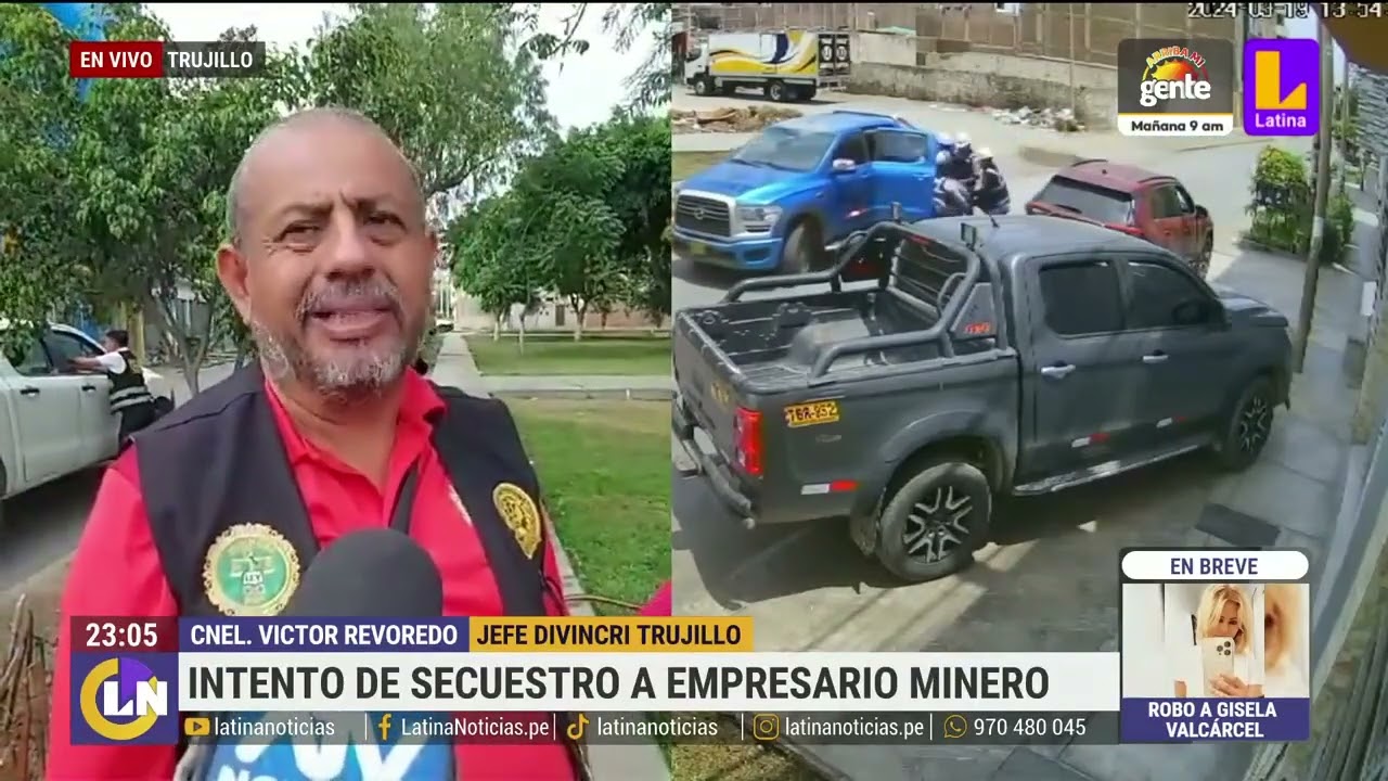 Intentan secuestrar a empresario minero en Trujillo