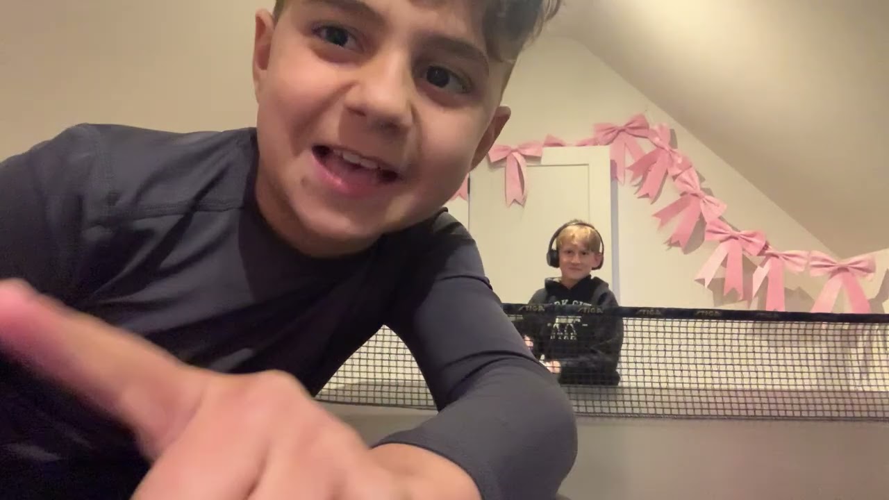Watch the most intense ping-pong match