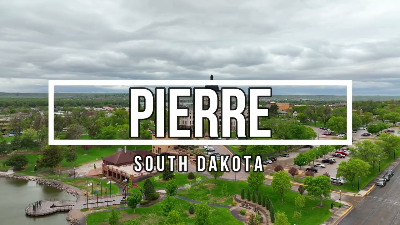 Pierre, SD - 4K Aerial Tour