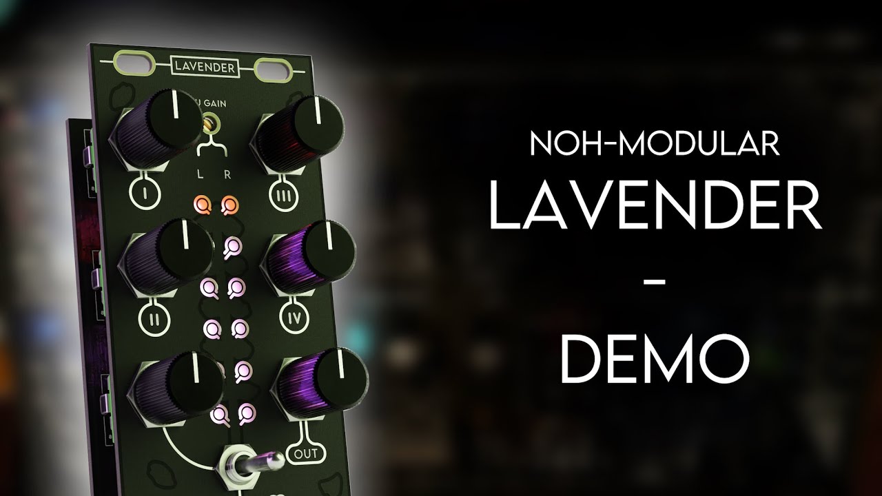 Lavender - a Versatile Eurorack Stereo Mixer