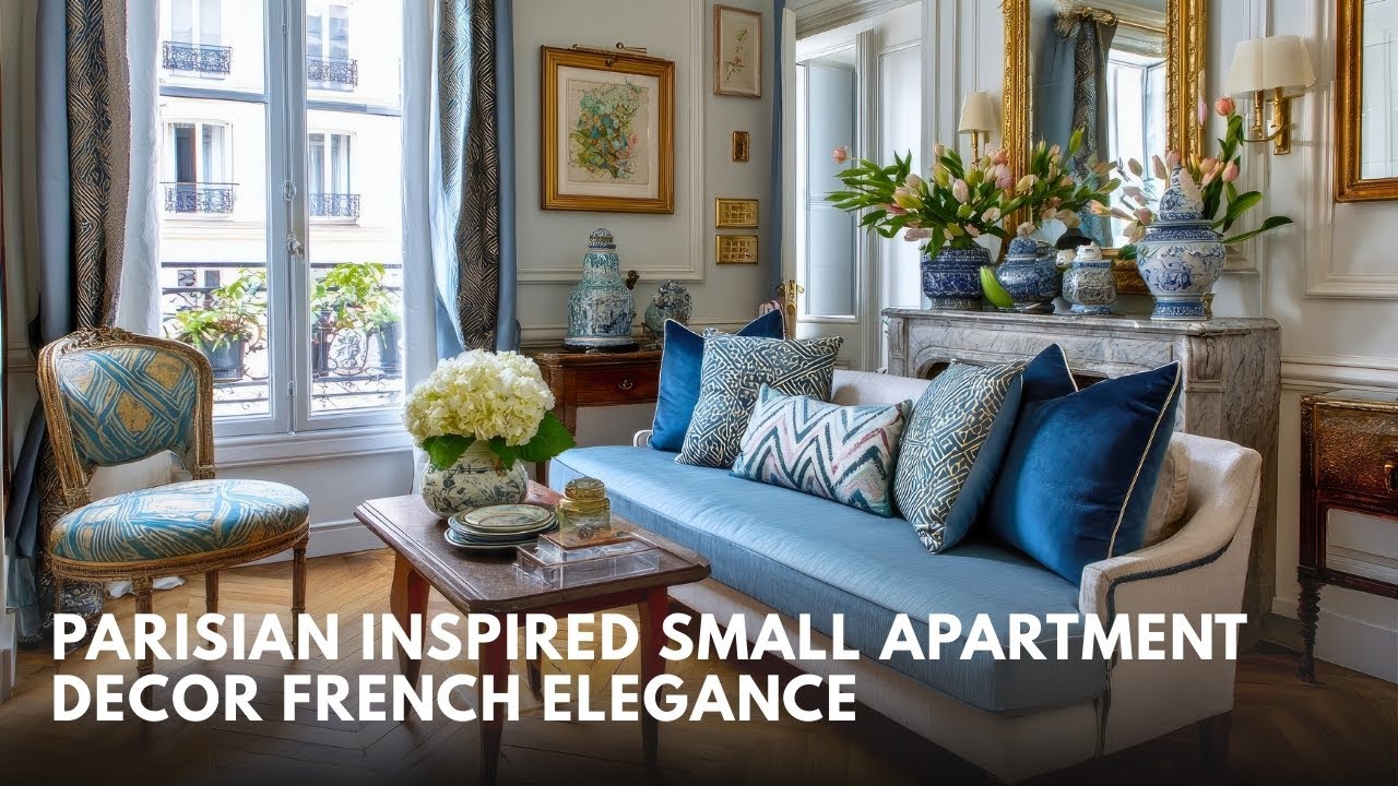 Parisian Inspired Small Apartment Decor That Captures the Essence of Classic French Elegance