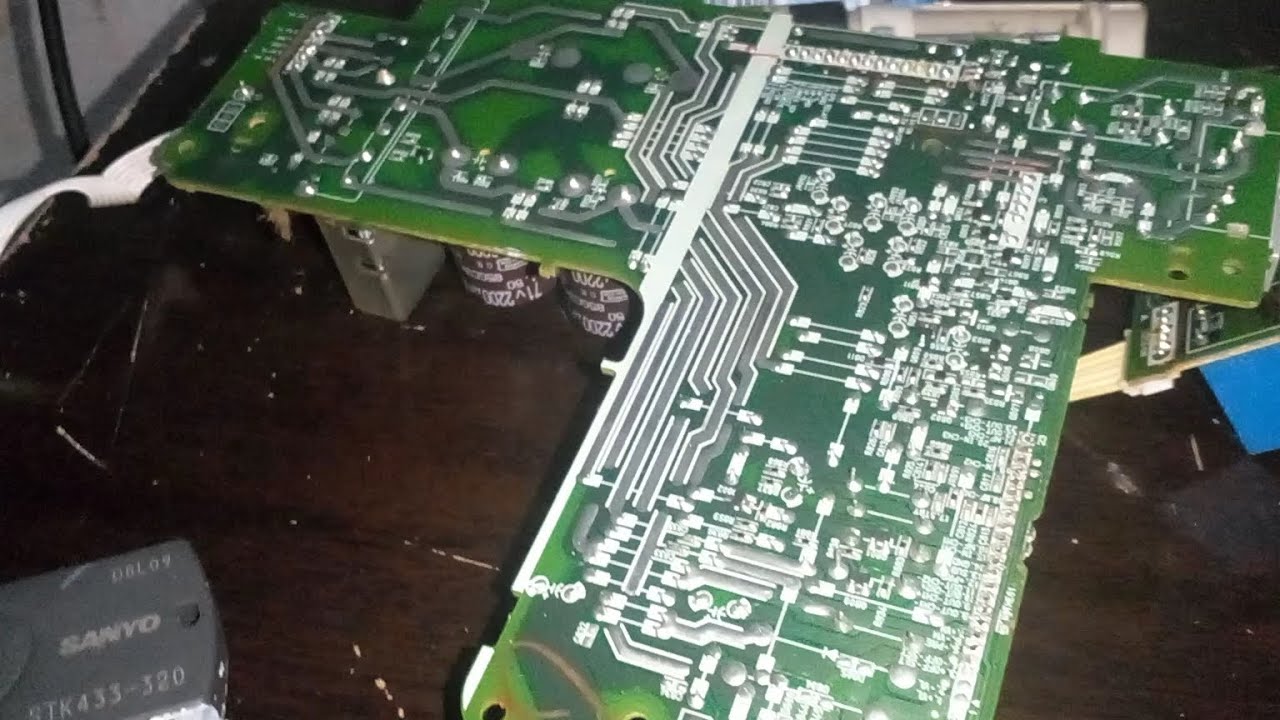 Sony hcd gt 444 . Saida queimada v&iacute;deo 01.