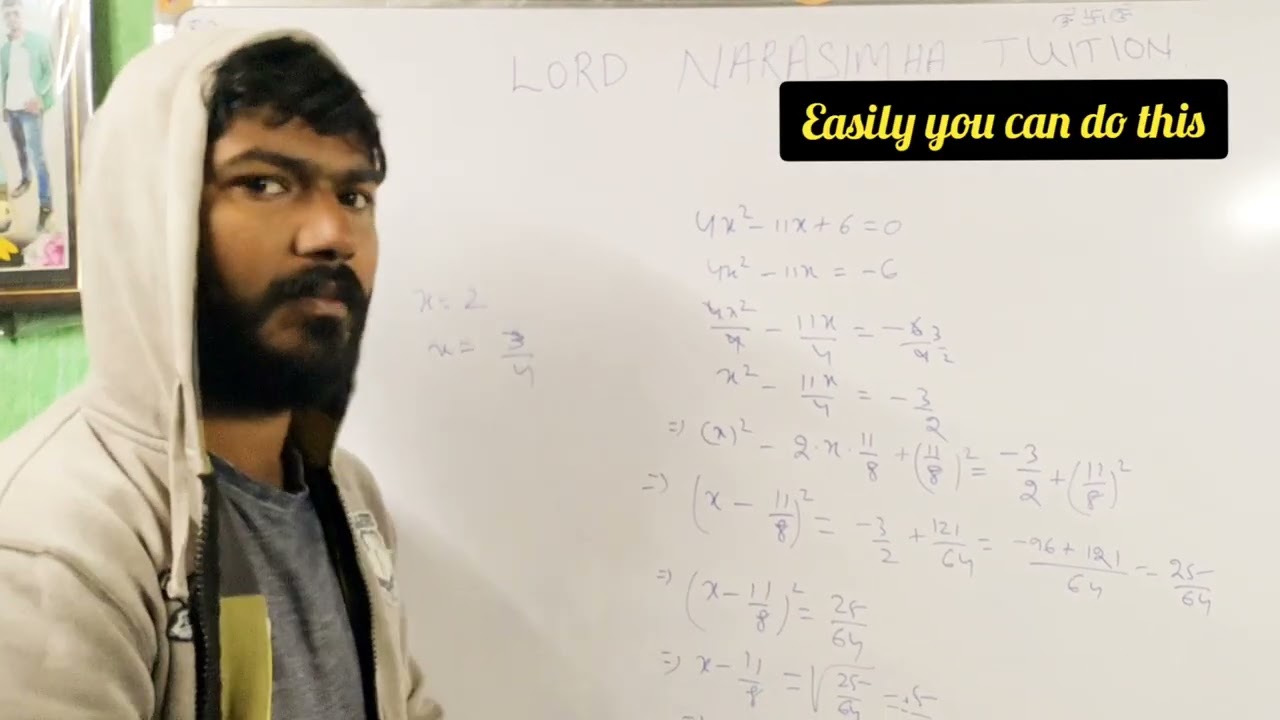 Quadratic equations|chapter 2(a) | important methods | Lord Narasimha Tuition | By Likun sir |