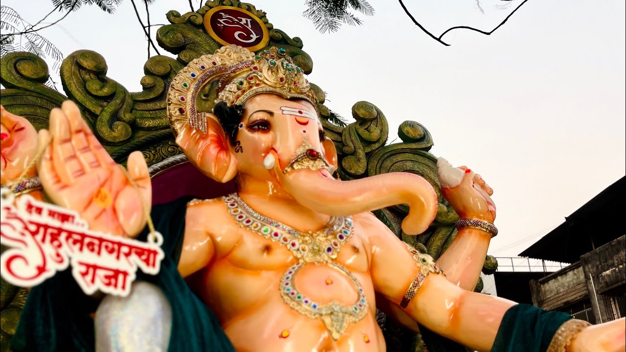 DEV MAJHA RAHUL  NAGAR CHA RAJA 🙏🏻💗 #trending #viral #raja #bappa 💗 #morya 