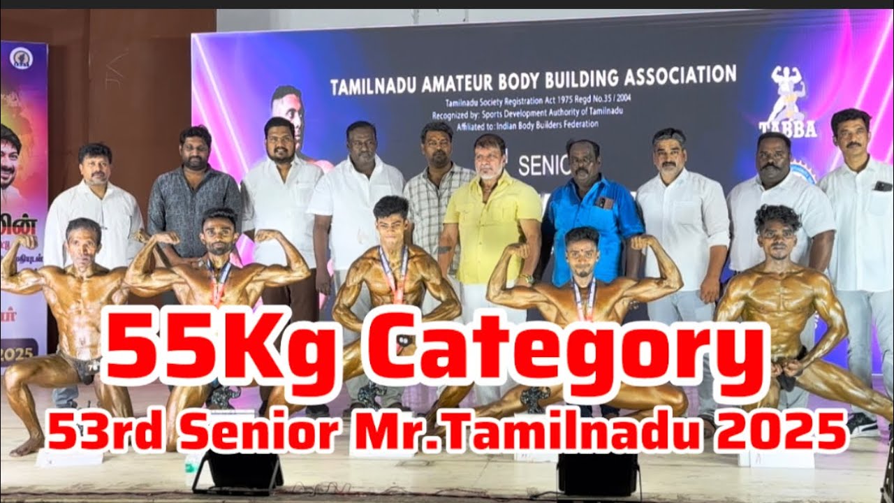 55Kg Category 53rd Senior Mr.Tamilnadu 2025