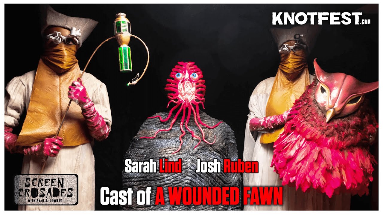 A WOUNDED FAWN stars Sarah Lind & Josh Ruben talk the film's creation