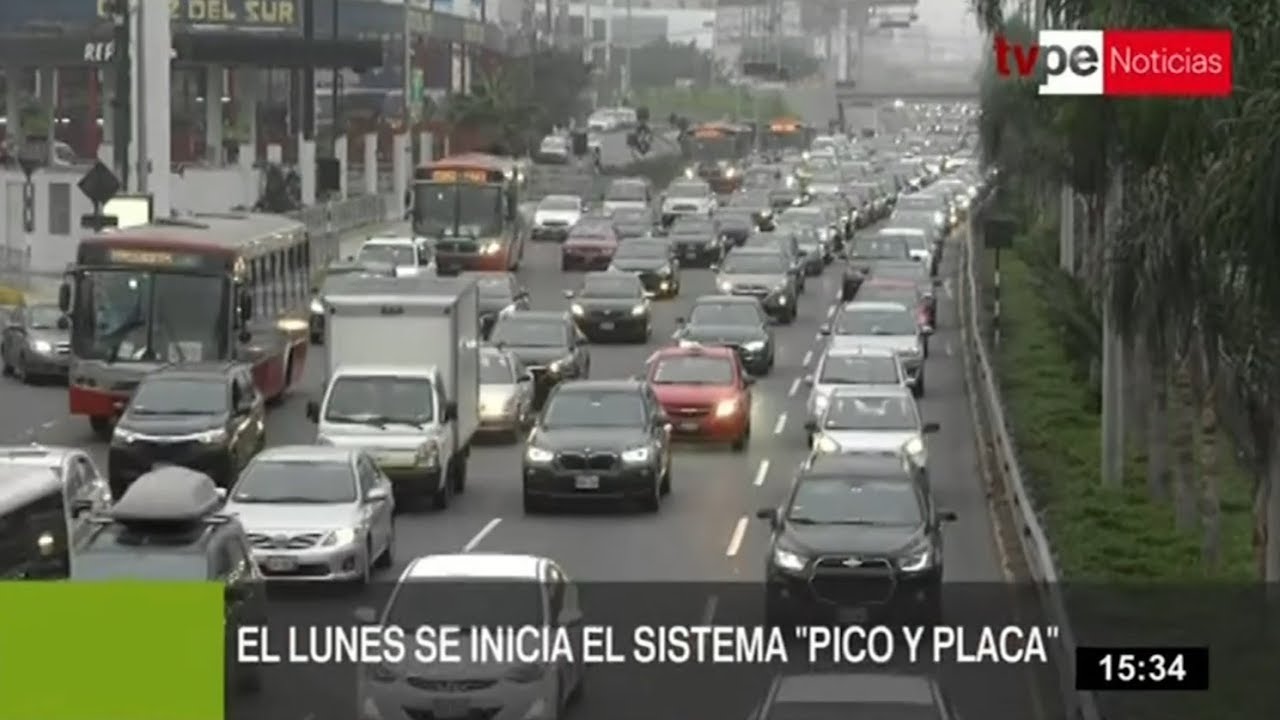 Pico y Placa: estos son los horarios que regir&aacute;n desde el lunes