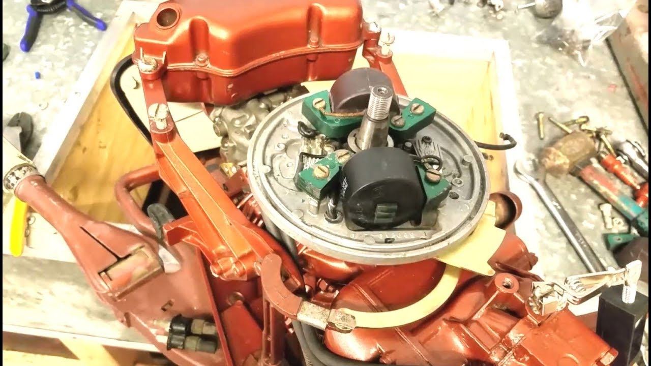 1958 Johnson 10 HP Ignition Repair W/ Transistorized Modules (Don't Do It)