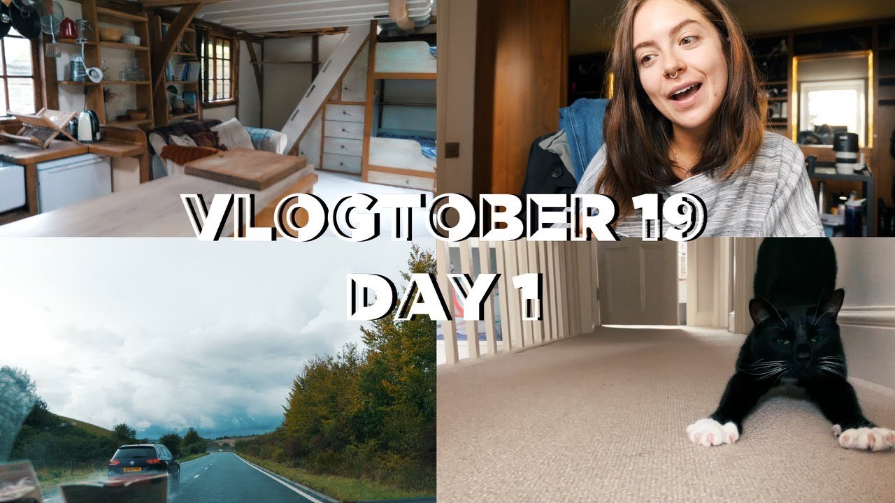 VLOGTOBER 2019 #1: ROADTRIPPING + COSY CABIN | sunbeamsjess