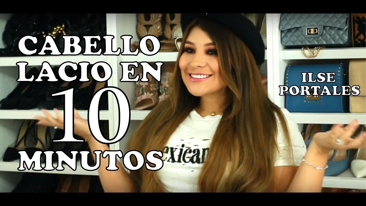 CABELLO LACIO SIN PLANCHA EN MENOS DE 10 MINUTOS ♡ | IlsePortales