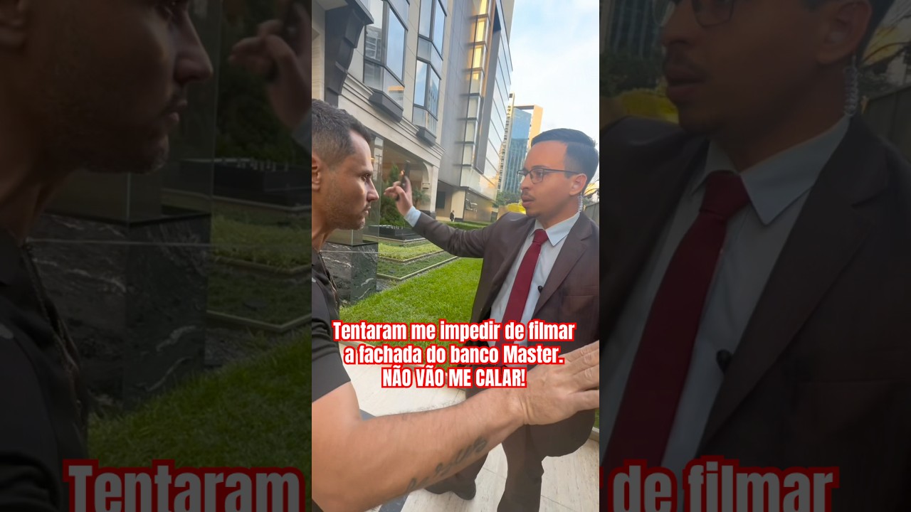 Tentaram me impedir de mostrar a sede do Banco Master; vou expor essa fraude bilion&aacute;ria!