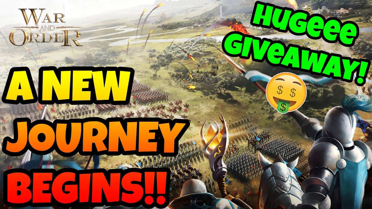 TIME TO PLAY TOGETHER! War And Order Journey Starts in April 1st! Download War & Order AND JOIN US!