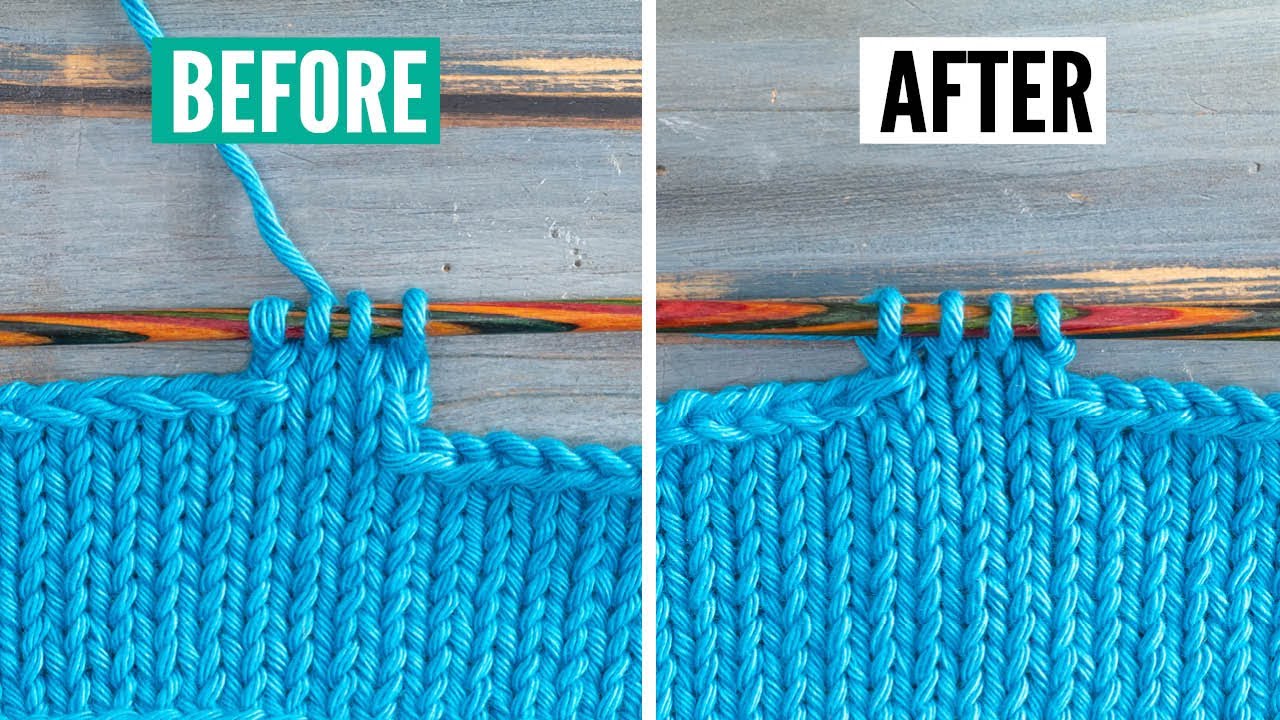 How to bind off symmetrically [no more stairs]