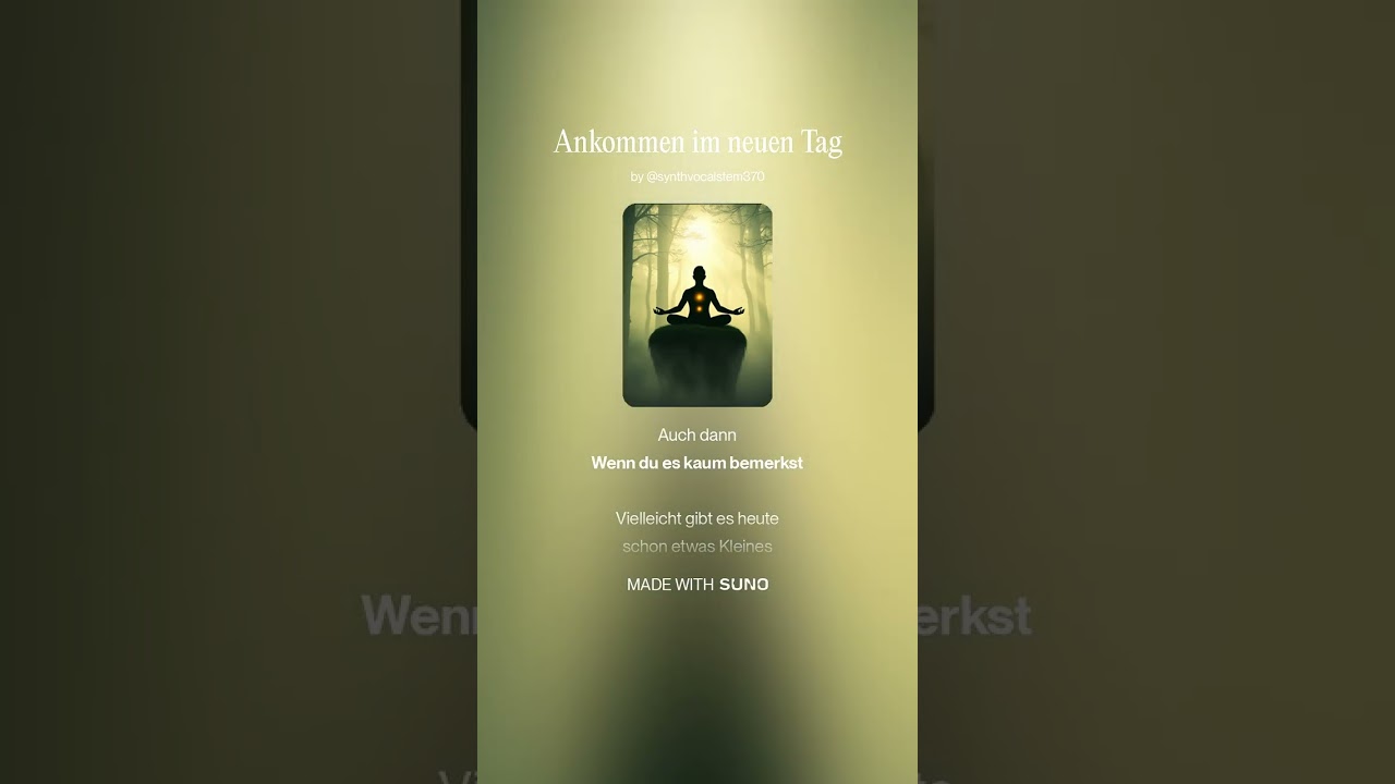 Morgenmeditation