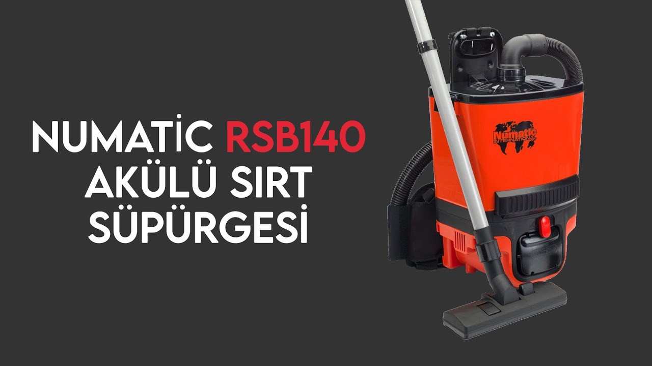 Akülü Sırt Süpürgesi | Numatic RSB140