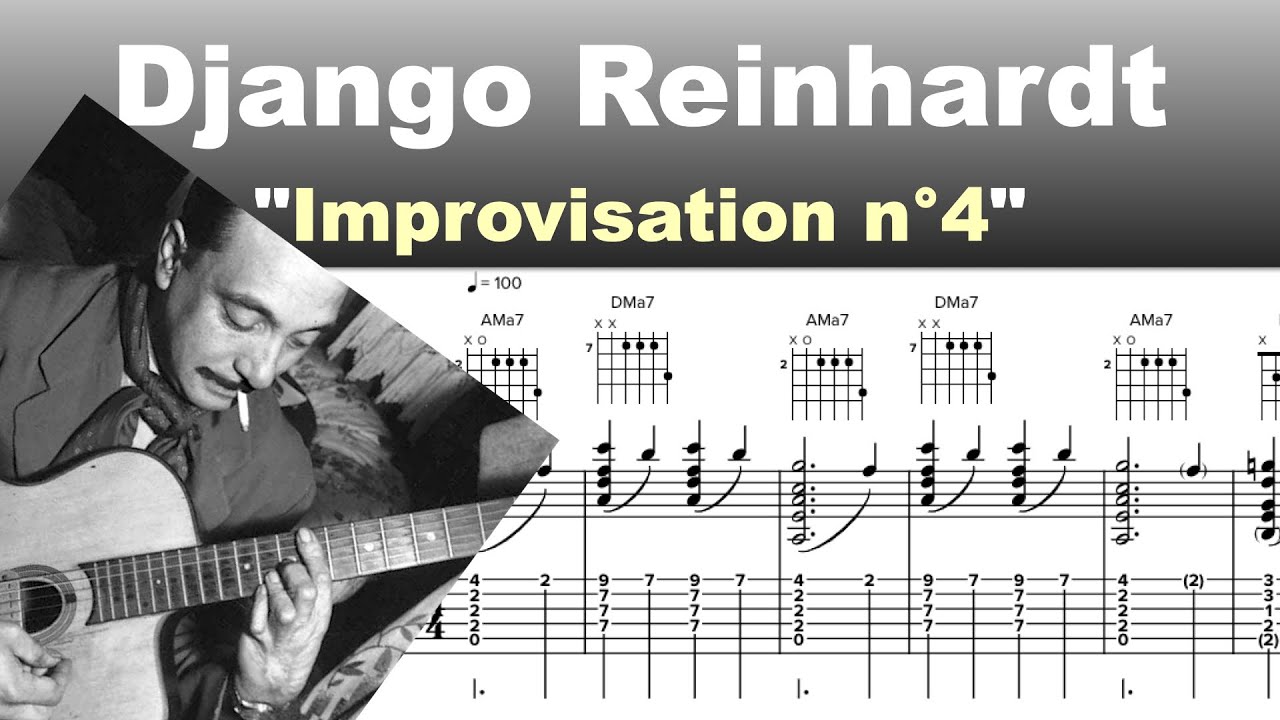 Django Reinhardt - Improvisation n°4 - Gill & Jazz Transcription