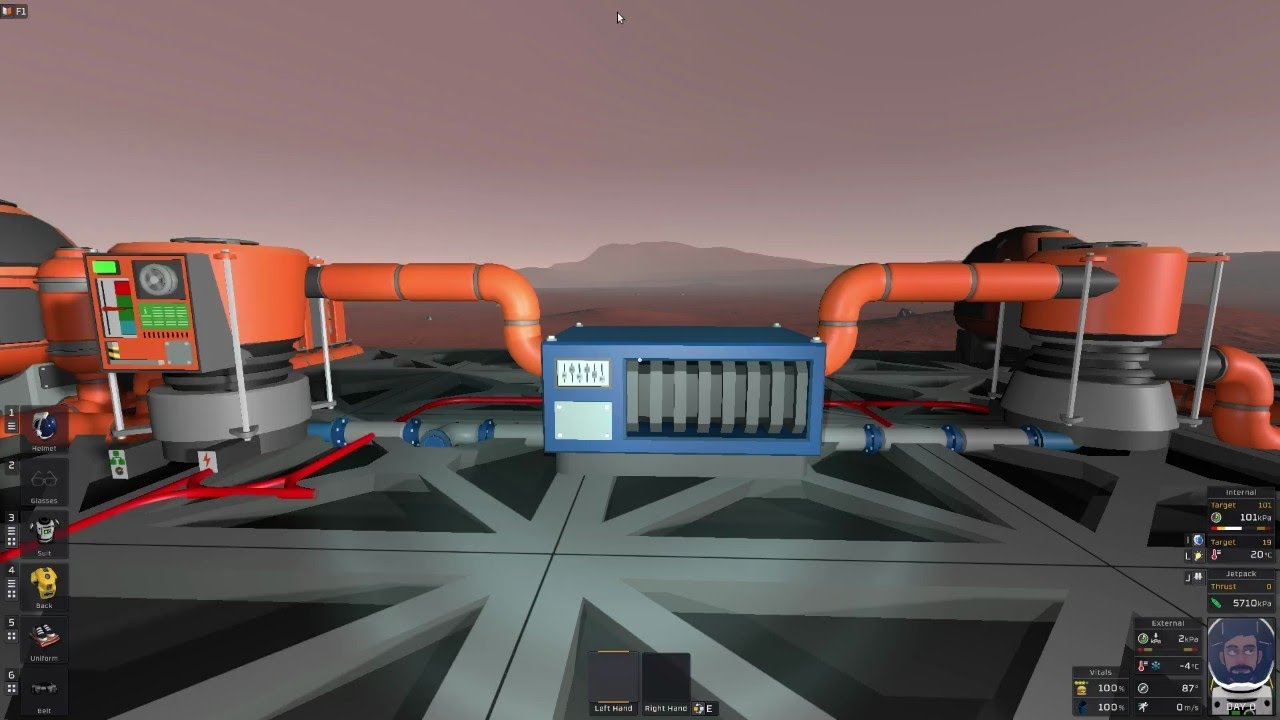 Stationeers: Простой тепловой насос с фазовым переходом 2/3