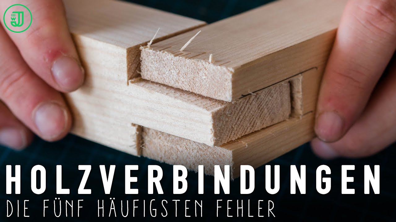 Unsaubere Holzverbindungen? Diese FÜNF FEHLER sind der Grund dafür! | Jonas Winkler
