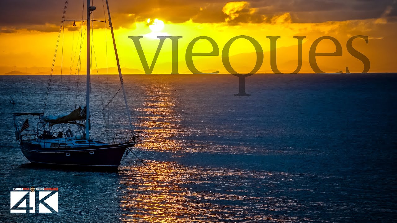 【4K】Sunset in Vieques from Above - PUERTO RICO 2020 | Cinematic Wolf Aerial&trade; Drone Film