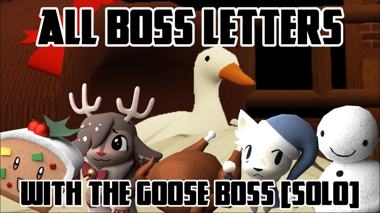 ALL Boss Letters with the Goose SOLO | Tower Heroes Christmas Event 2025