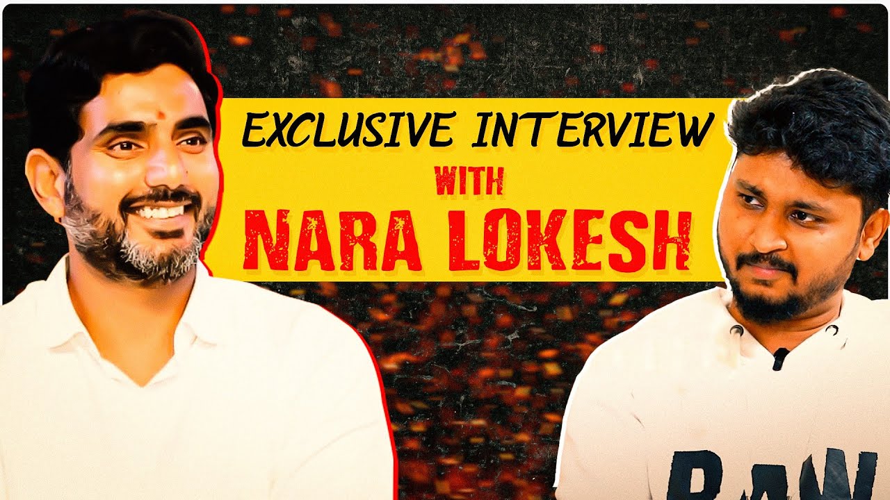 Nara Lokesh Exclusive Interview on Raw Talks with VK About Ap politics | Ap Elecations | TDP