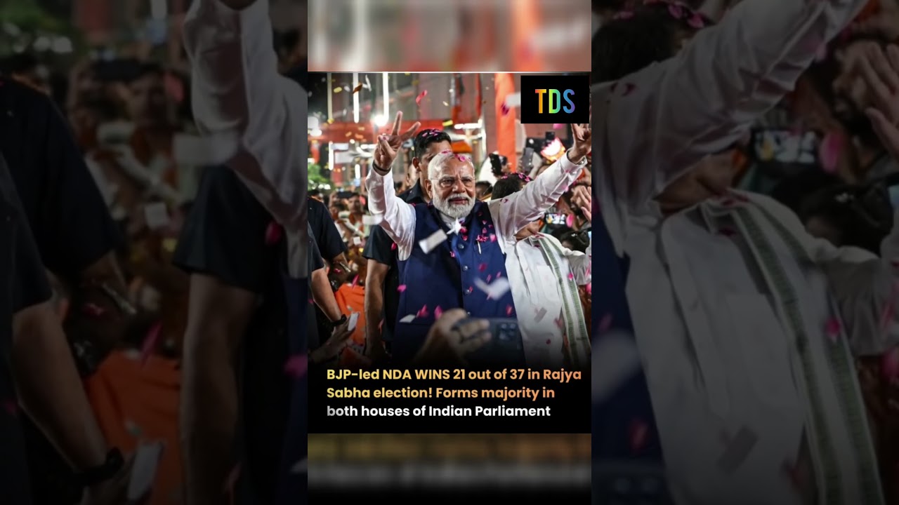 Historic Win! Narendra Modi Celebrates NDA Majority in Rajya Sabha 🇮🇳🔥#ytshorts #trending