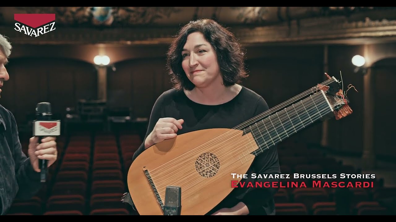 Lute player Evangelina Mascardi - episode 5 - The Savarez Brussels Stories