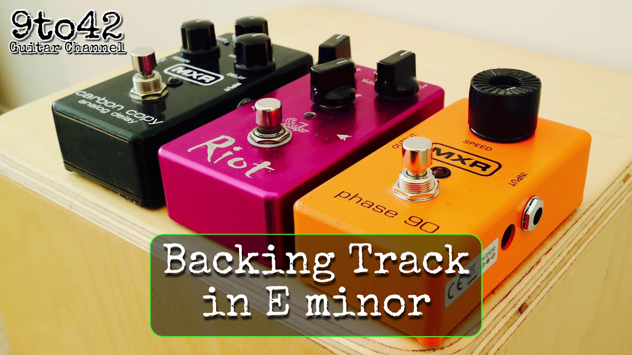 Backing track in E Minor