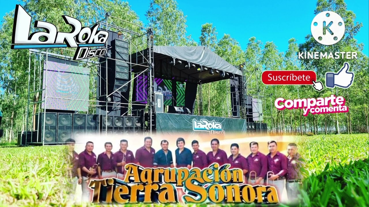 AGRUPACIÓN TIERRA SONORA EN VIVO GRABADO CON LA ROKA DISCO LO MEJORES ÉXITOS EN POLK PARAGUAYA