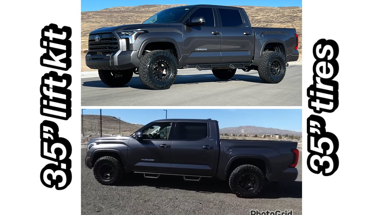 I lifted my Tundra - Rough Country 3.5" lift kit with Toyo AT3 35 inch tires